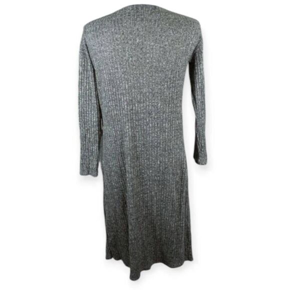 SEE YOU MONDAY GRAY LONG CARDIGAN SZ.M EUC - Picture 3 of 4